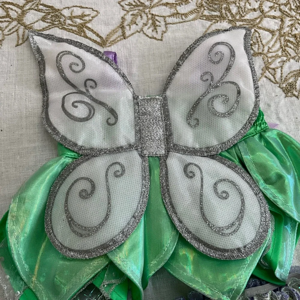 Build A Bear Tinkerbell Fairy Outfit Clothes Skirt Butterfly Top